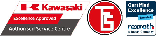 TFS Oleodinamica · Kawasaki Authorised Service Centre · Bosch Rexroth Certified Excellence