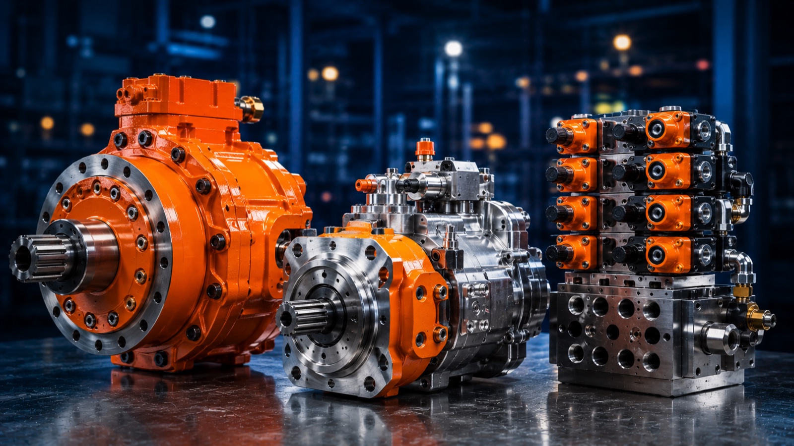 Network partner oleodinamici TFS – Bosch Rexroth, Kawasaki, Hägglunds