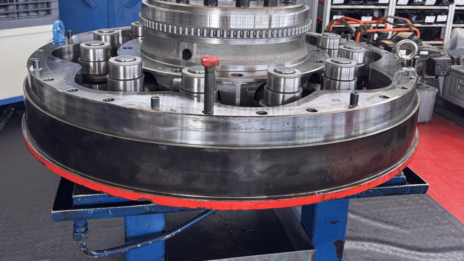 Gruppo rotante del motore Hägglunds Viking MB84 dopo la revisione TFS